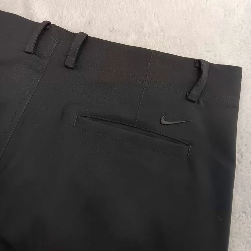 Nike Pants Mens 38x32 Black‎ Dri-FIT Golf Trousers Lightweight Performance